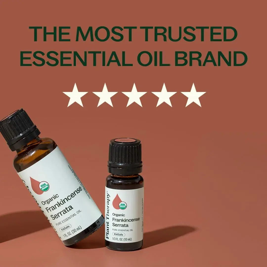 Plant Therapy Organic Frankincense Serrata Essential Oil 30ml (1 Fl Oz) | USDA Certified Pure Aromatherapy - view 3