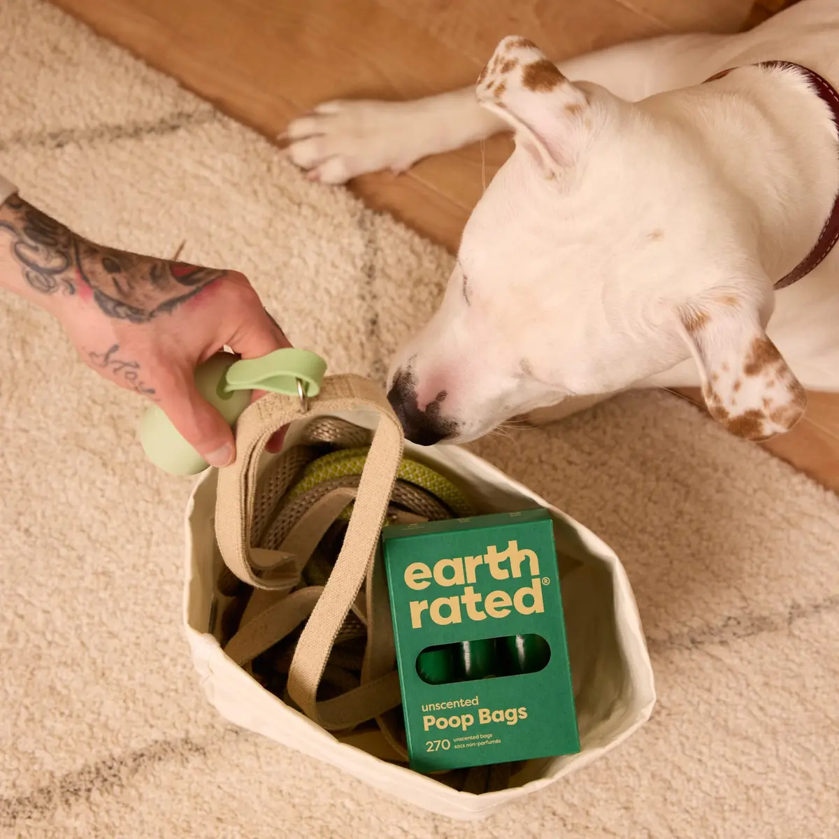 Earth Rated Dog Poop Bags on Refill Rolls 270 Unscented | Leak-Proof, Extra Thick, Recycled Material - view 8