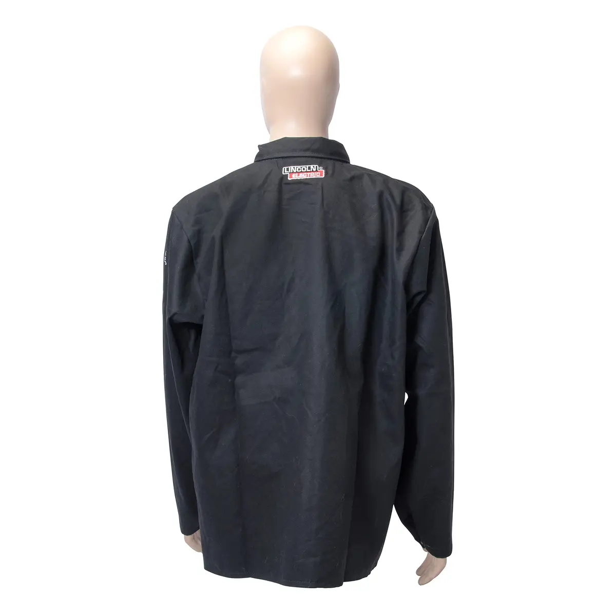 Lincoln Electric KH808L Black Flame-Resistant Welding Jacket | Breathable Cotton, Flame-Resistant, Size XL - view 6
