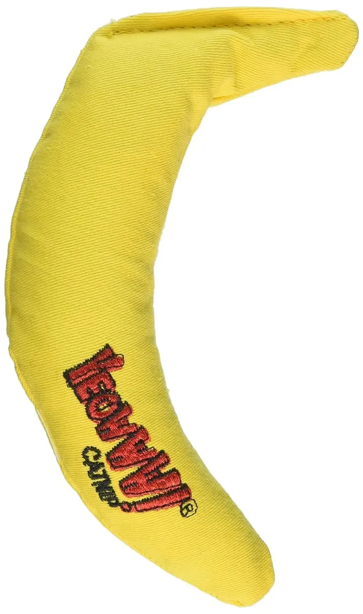 Yeowww! Yellow Banana Catnip Toy 2 Pack | Handmade USA Organic Catnip - main product image