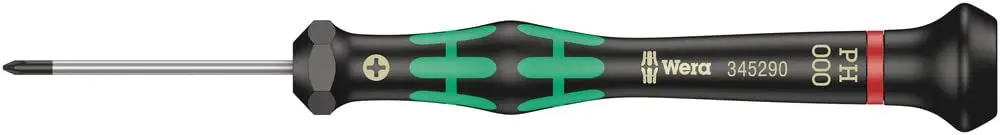 Wera 05345290001 2050 PH Screwdriver for Phillips Screws | Precision Micro Tool for Electronics & Fine Work - main product image
