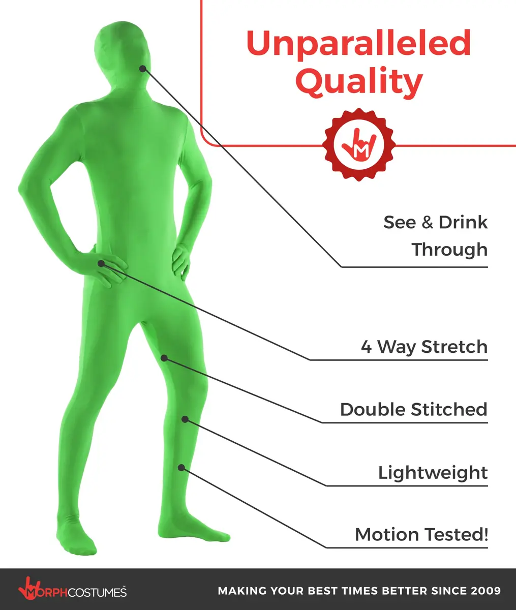 Morphsuits Full Bodysuit Costume Adult Zentai Suit | Full Body Spandex Bodysuit Men - view 2