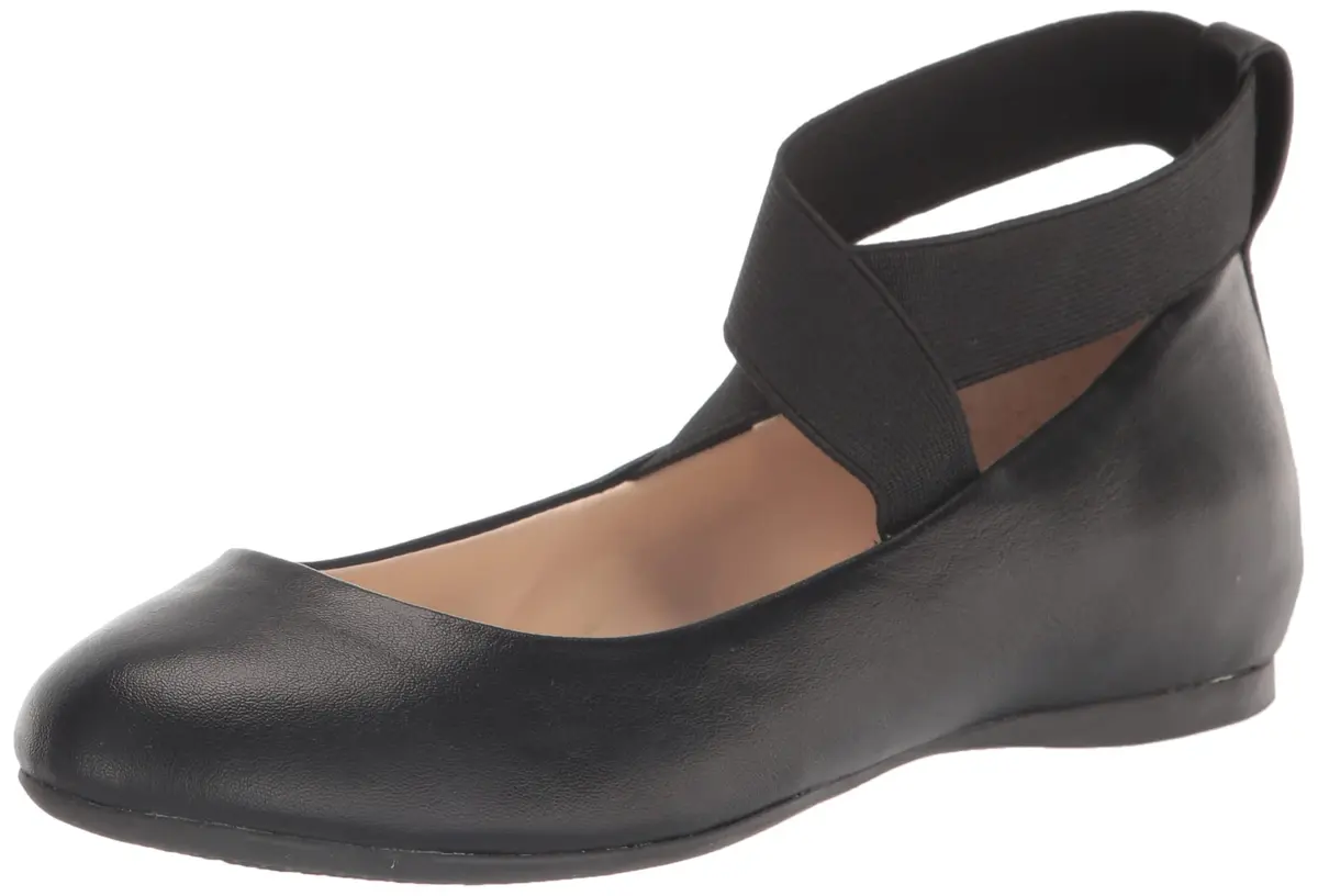 Jessica Simpson Mandayss Black Sleek 9.5 M | Elegant Slip-On Ballet Flat with Memory Foam - view 2