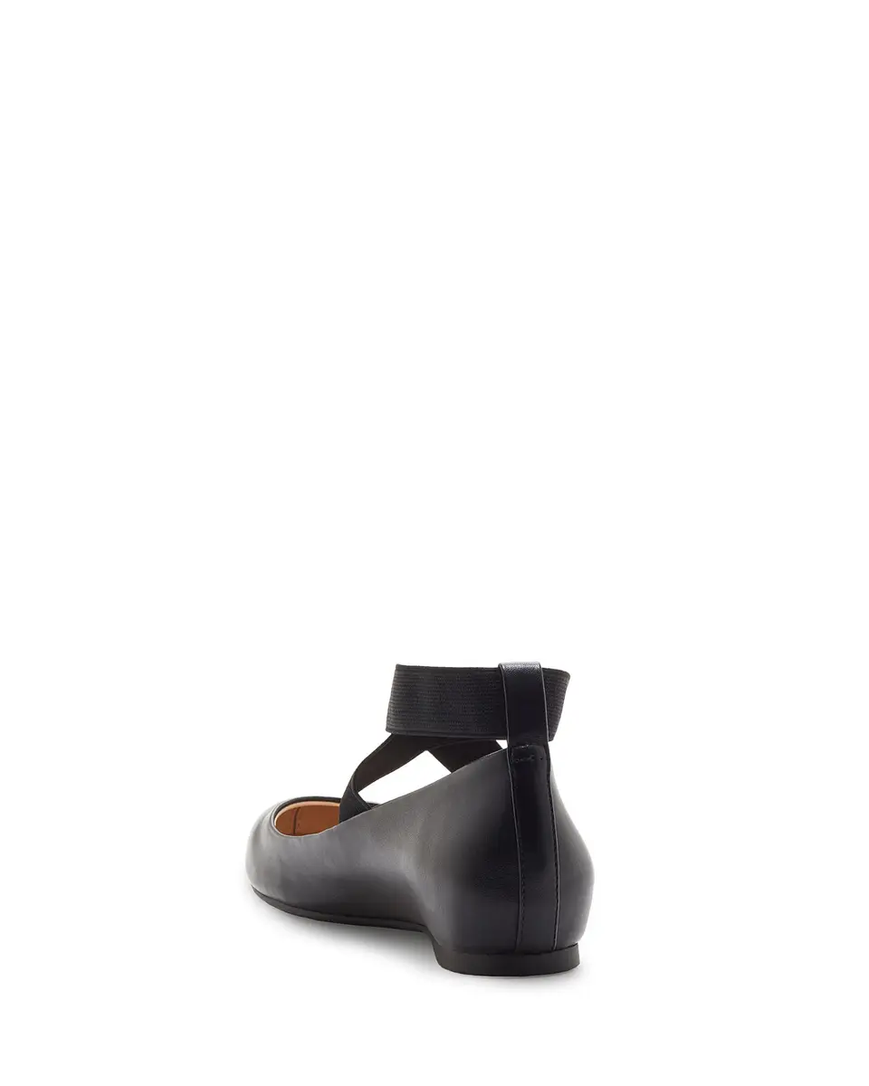 Jessica Simpson Mandayss Black Sleek 9.5 M | Elegant Slip-On Ballet Flat with Memory Foam - view 3