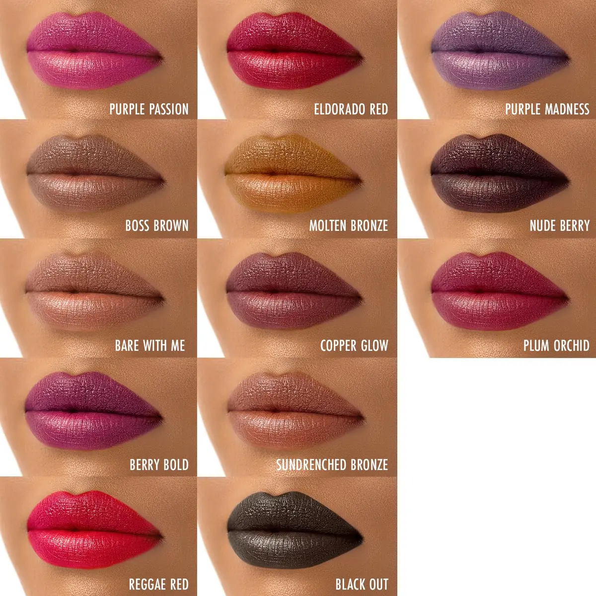 Black Radiance Perfect Tone Lipstick Lip Color Eldorado Red 0.13 Ounce | Long-Lasting Matte Finish - view 3