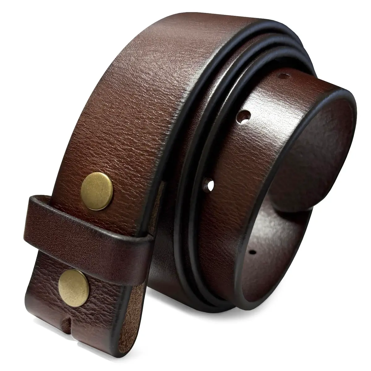 Belts.com Genuine Full Grain Cowhide Leather Belt Strap 1.5" Wide | Vintage Casual Style (Brown, 34) - main product image