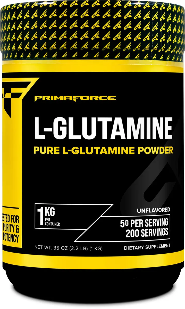 Primaforce L-Glutamine Powder 1000 Grams (1 KG) Unflavored, Gluten-Free | Supports Digestive & Immune Health - main product image