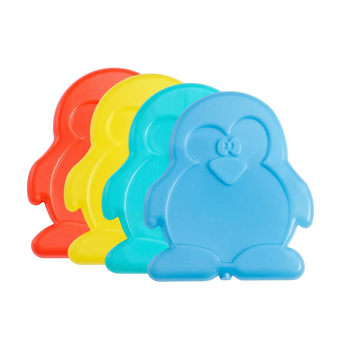 Fit & Fresh Reusable Kids Lunch Box Ice Packs, 4pk | Slim Penguin-Shaped Freezer Packs for School & Picnic - view 2