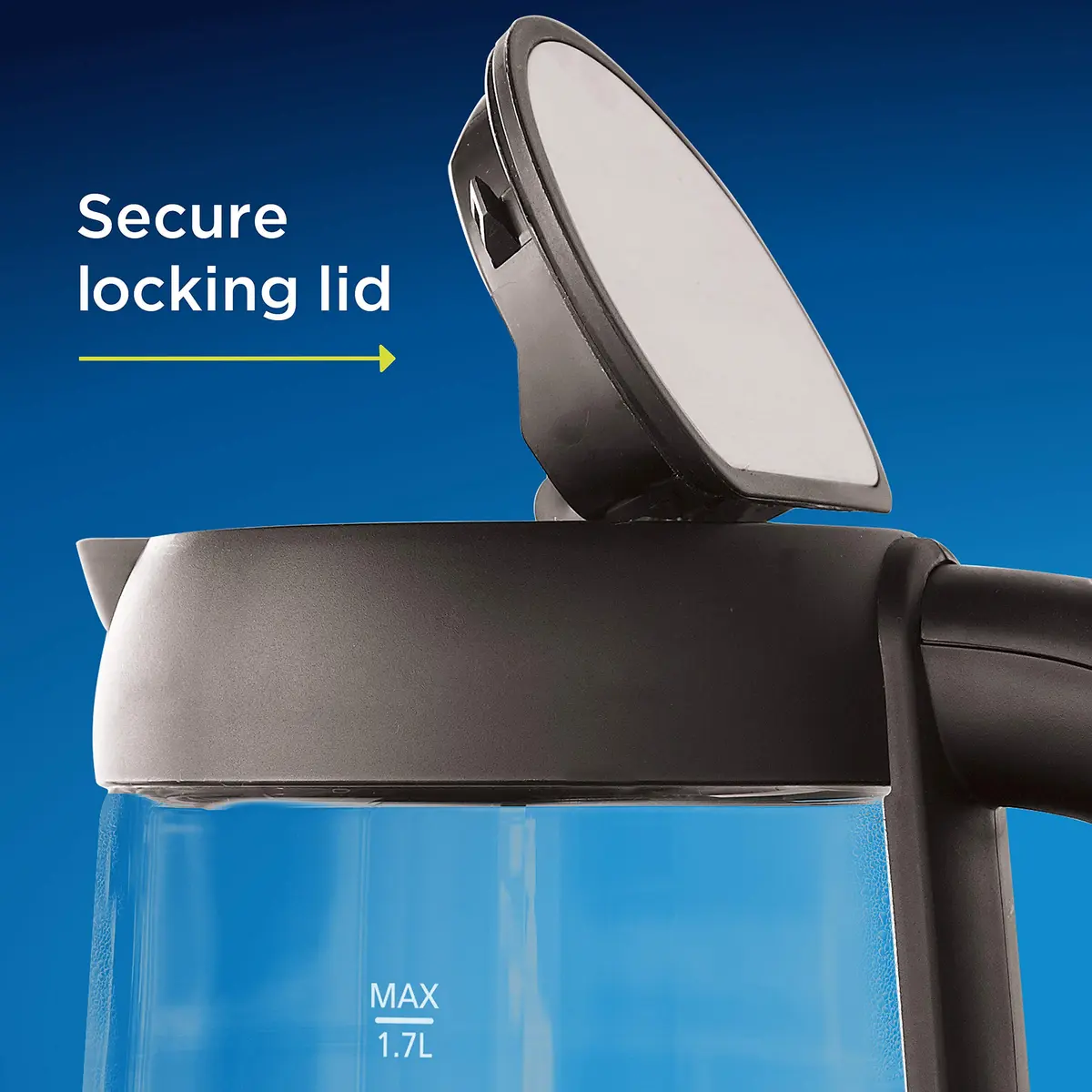 Oster Electric Water Kettle 1.7L | Illuminating Glass & Auto Shut Off - view 5