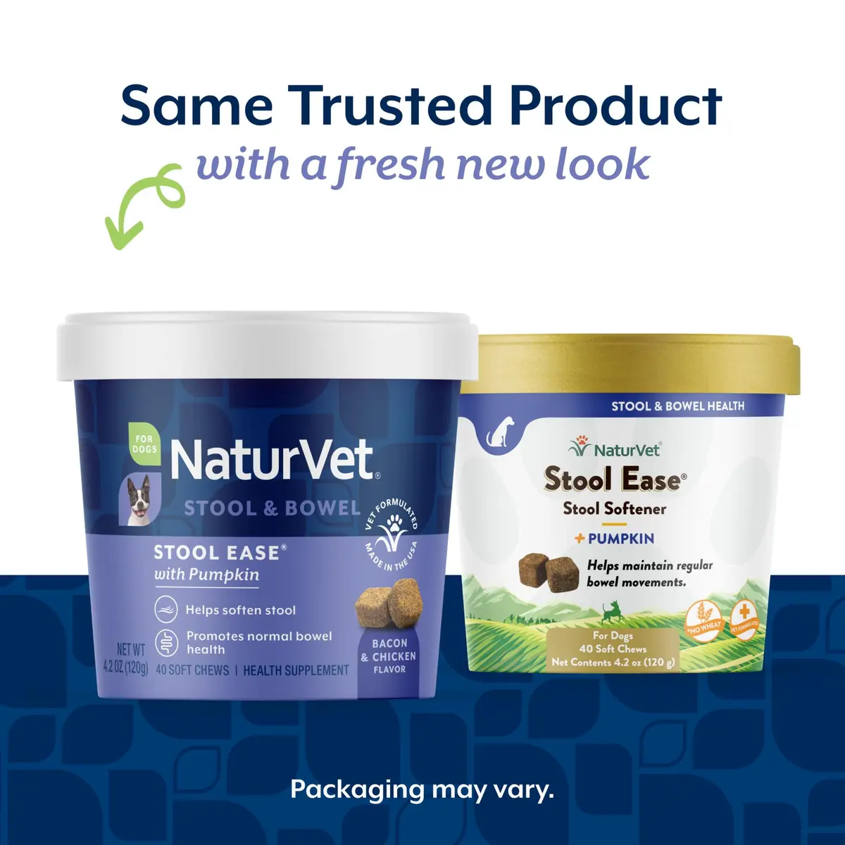 NaturVet Stool Ease Supplement for Dogs – 40 Soft Chews | Supports Normal Bowel Function - view 2