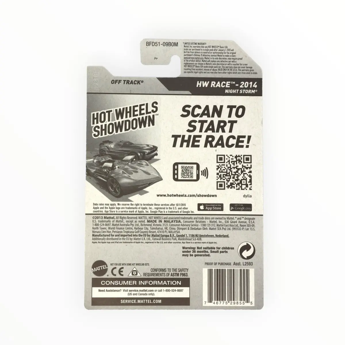 Hot Wheels Off Track Treasure Hunt 1:64 Scale Die-Cast Truck | Collectible Toy Car for Kids 3+ - view 2