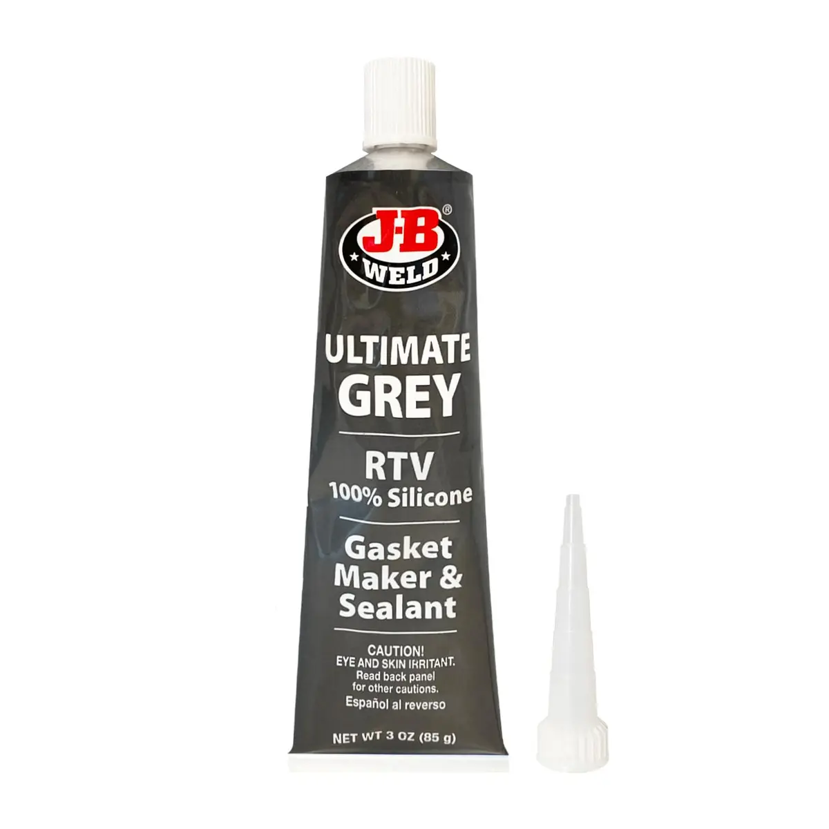 J-B Weld Ultimate Gray RTV Silicone Sealant 85g (3 oz) | Waterproof, Heat-Resistant Gasket Maker - view 2
