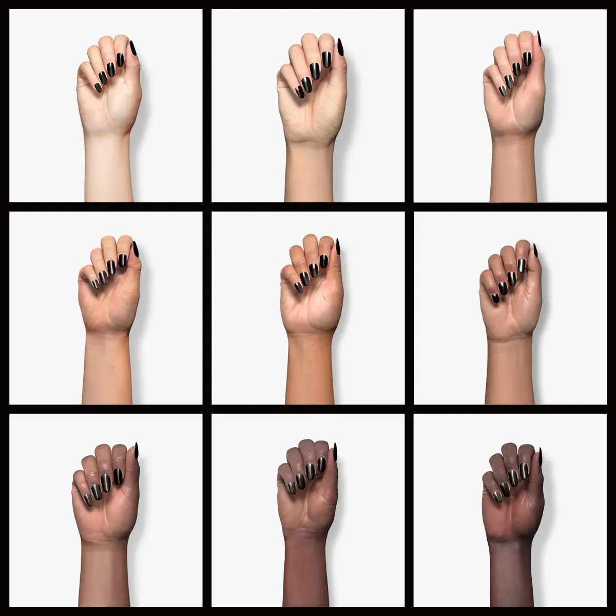 Sally Hansen Insta-Dri Nail Polish Back to Black 9.17ml (0.31 Fl Oz) | Quick Dry, Opaque, Shiny Finish - view 4