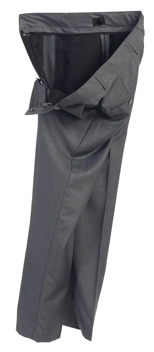 Gioberti Boys Flat Front Dress Pants, Charcoal, Size 8 | Adjustable Waist, Formal Fit - view 6
