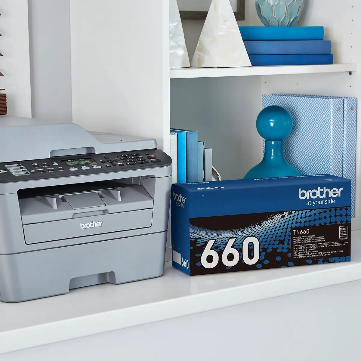 Brother TN660 High Yield Toner Cartridge | Up to 2600 Pages | Genuine Black Laser Toner - view 4