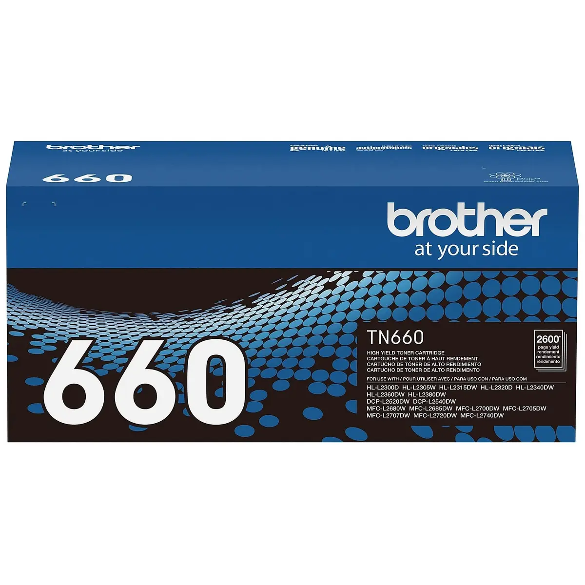 Brother TN660 High Yield Toner Cartridge | Up to 2600 Pages | Genuine Black Laser Toner - view 8
