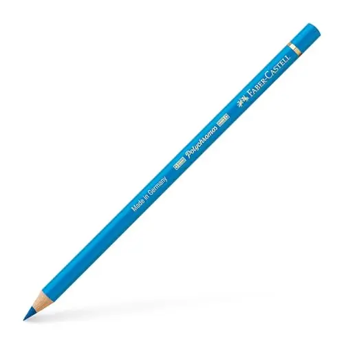 Faber-Castell Polychromos Colored Pencils, Phthalo Blue, Pack of 6 | Smooth Oil Core, Water-Resistant - main product image