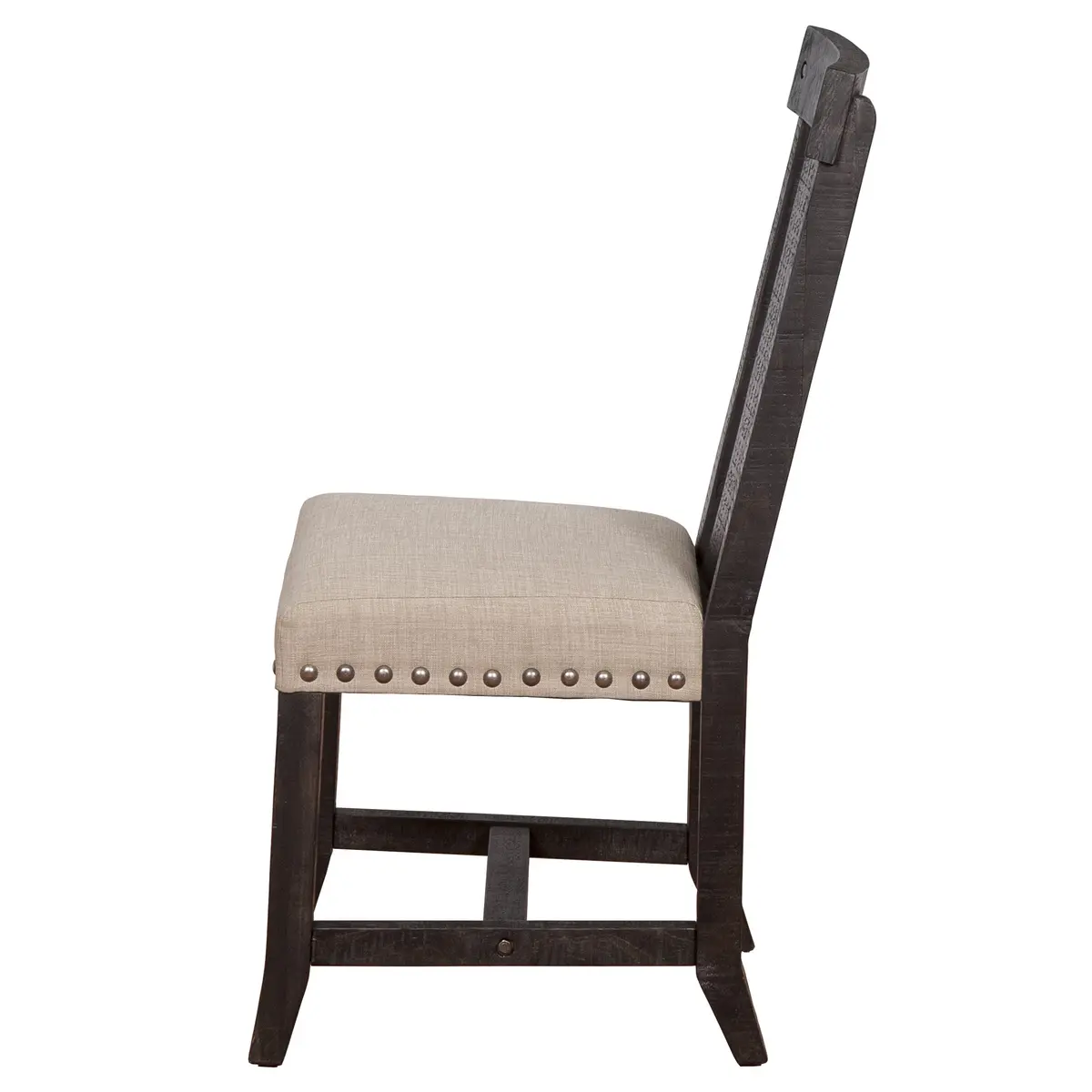 Modus Furniture Yosemite Solid Wood Dining Chair, Cafe | Armless, 24x20x40 in | Rustic Industrial Style - view 6