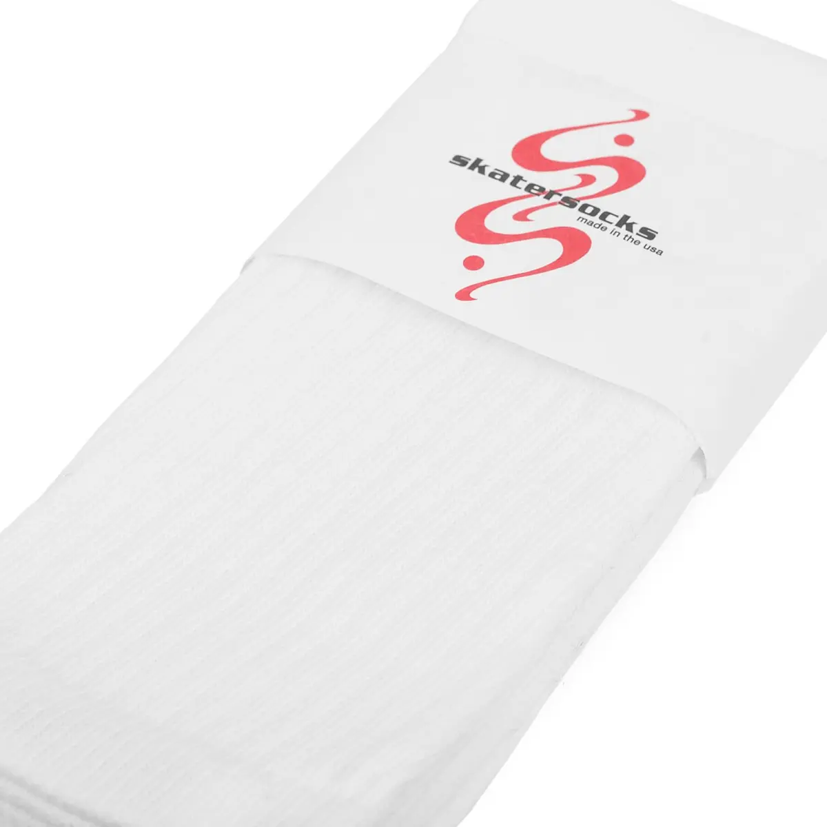 SKATERSOCKS 22" Knee High Classic Plain Solid White Tube Socks | Unisex Comfort Fit - view 4