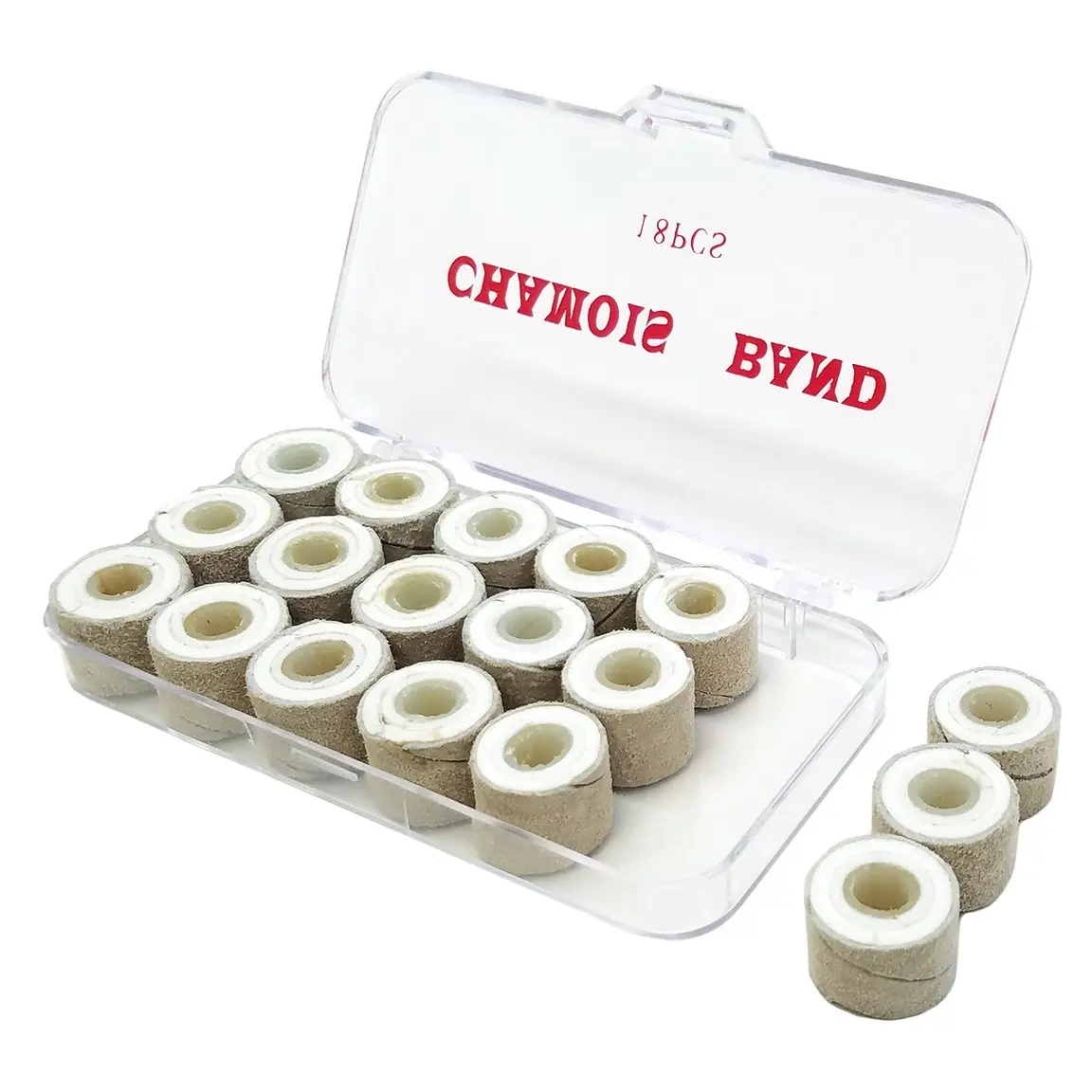Beauticom Chamois Buffer Band (18 Pieces) | Nail Buffers & Files for Nail Care in India - main product image
