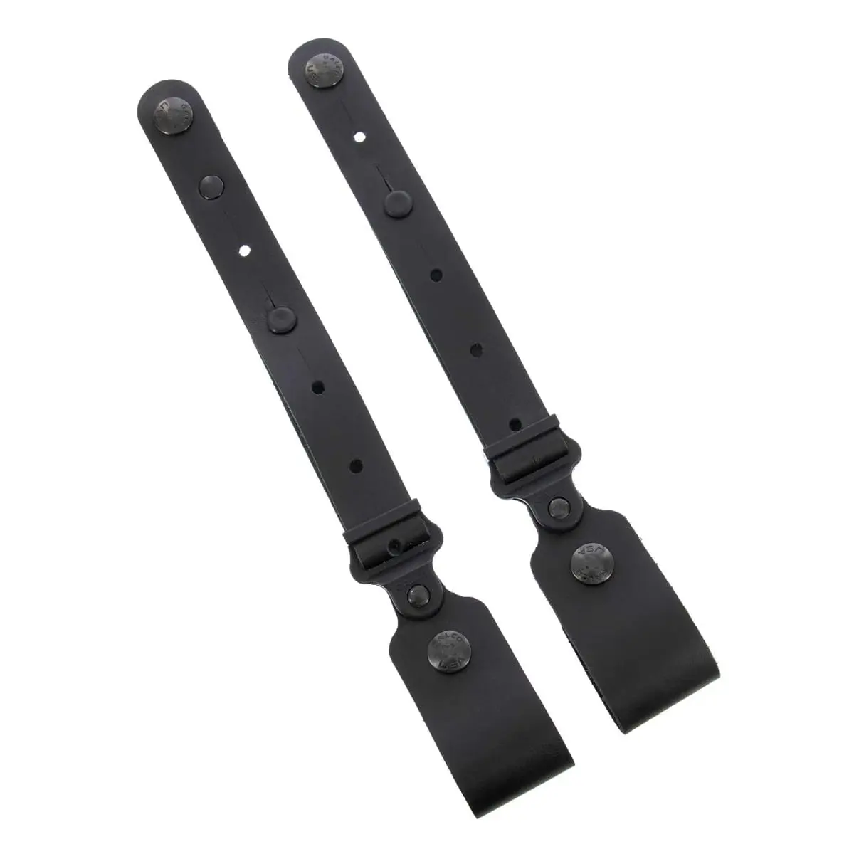 Galco Horizontal Shoulder System Tie Down Set 2.0 for Galco Miami Classic, Miami Classic II, Parabellum 2.0 and Jackass Rig Shoulder Systems, Black | Full Grain Leather - main product image