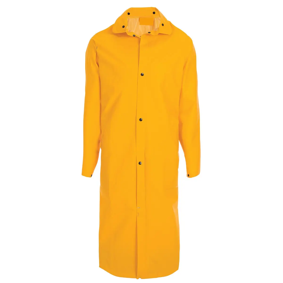 First Class Full-Length Yellow Raincoat 100% PVC | Durable, Waterproof & Adult - main product image
