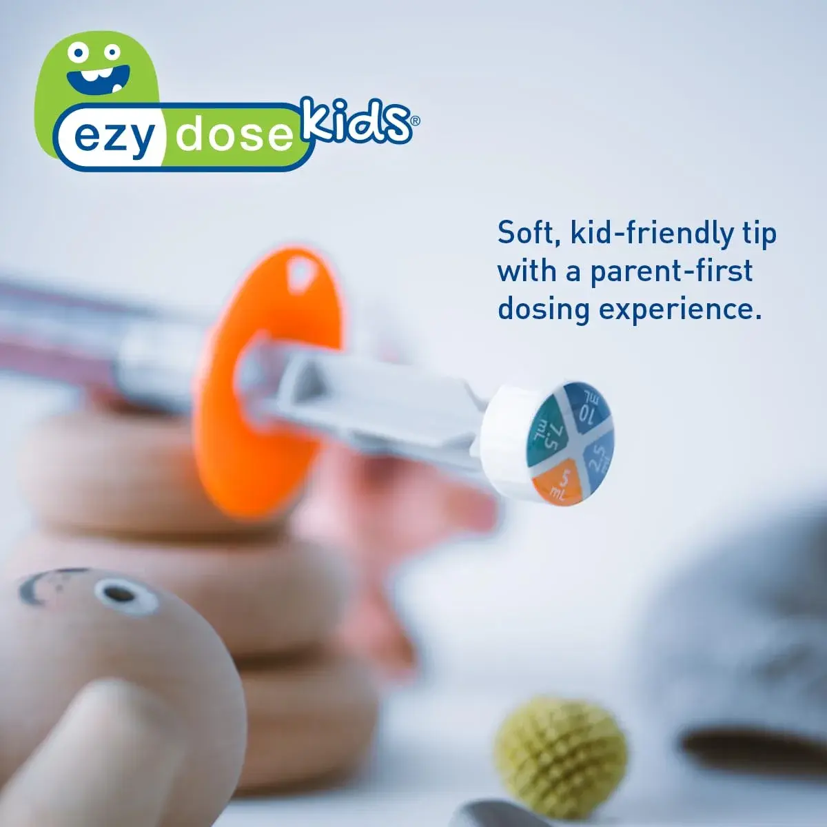 EZY DOSE Kids Oral Syringe & Medicine Dispenser 10 mL (0.34 Fl Oz) 3-Pack | Accurate Dosing for Infants & Toddlers - view 5