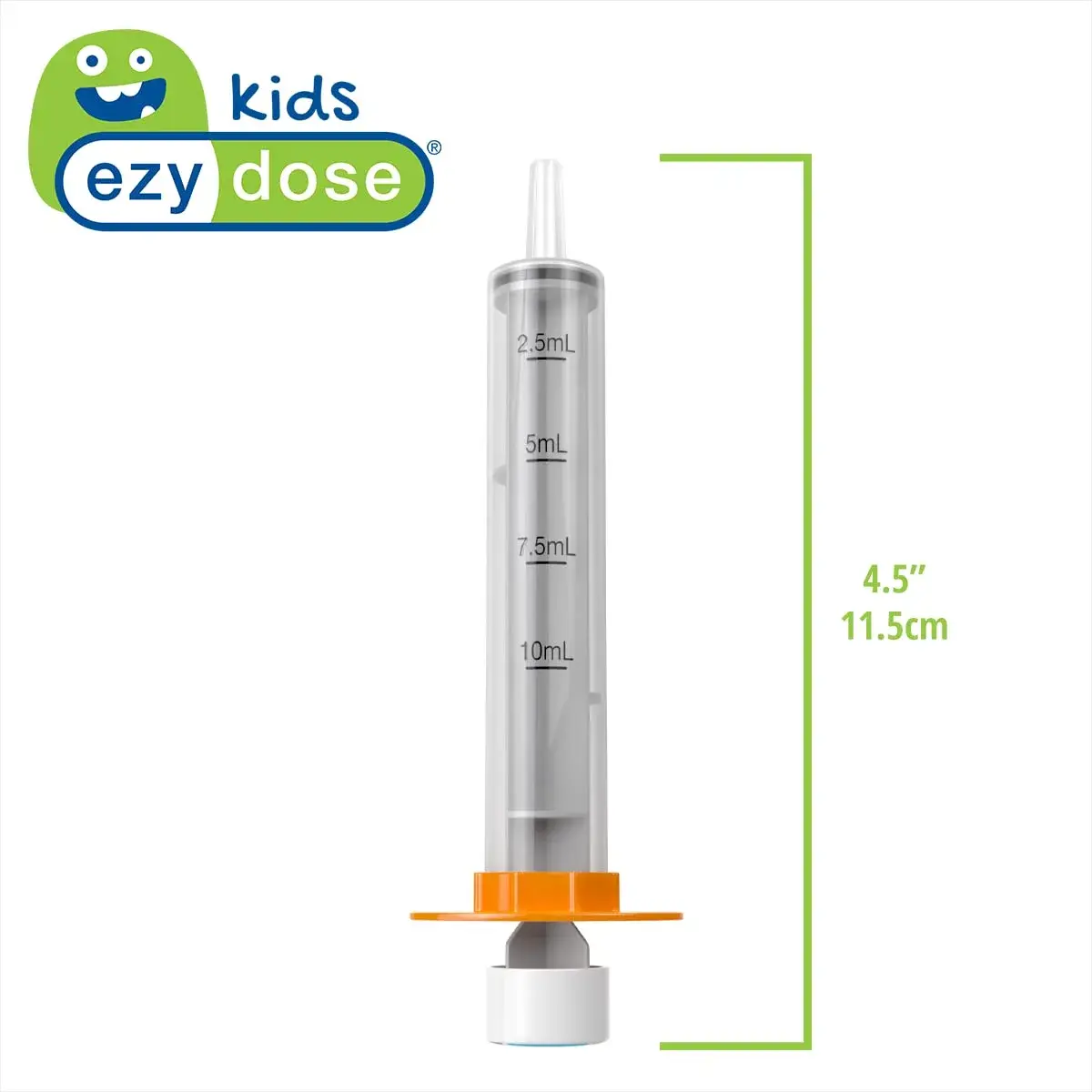 EZY DOSE Kids Oral Syringe & Medicine Dispenser 10 mL (0.34 Fl Oz) 3-Pack | Accurate Dosing for Infants & Toddlers - view 2