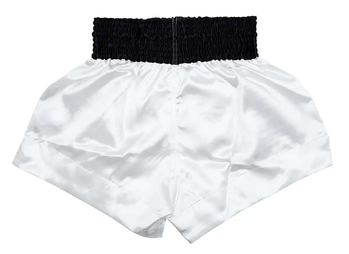 Fairtex Muay Thai Boxing Shorts Traditional Styles (White, Medium) | Quick-Drying Microfiber for Martial Arts - view 2