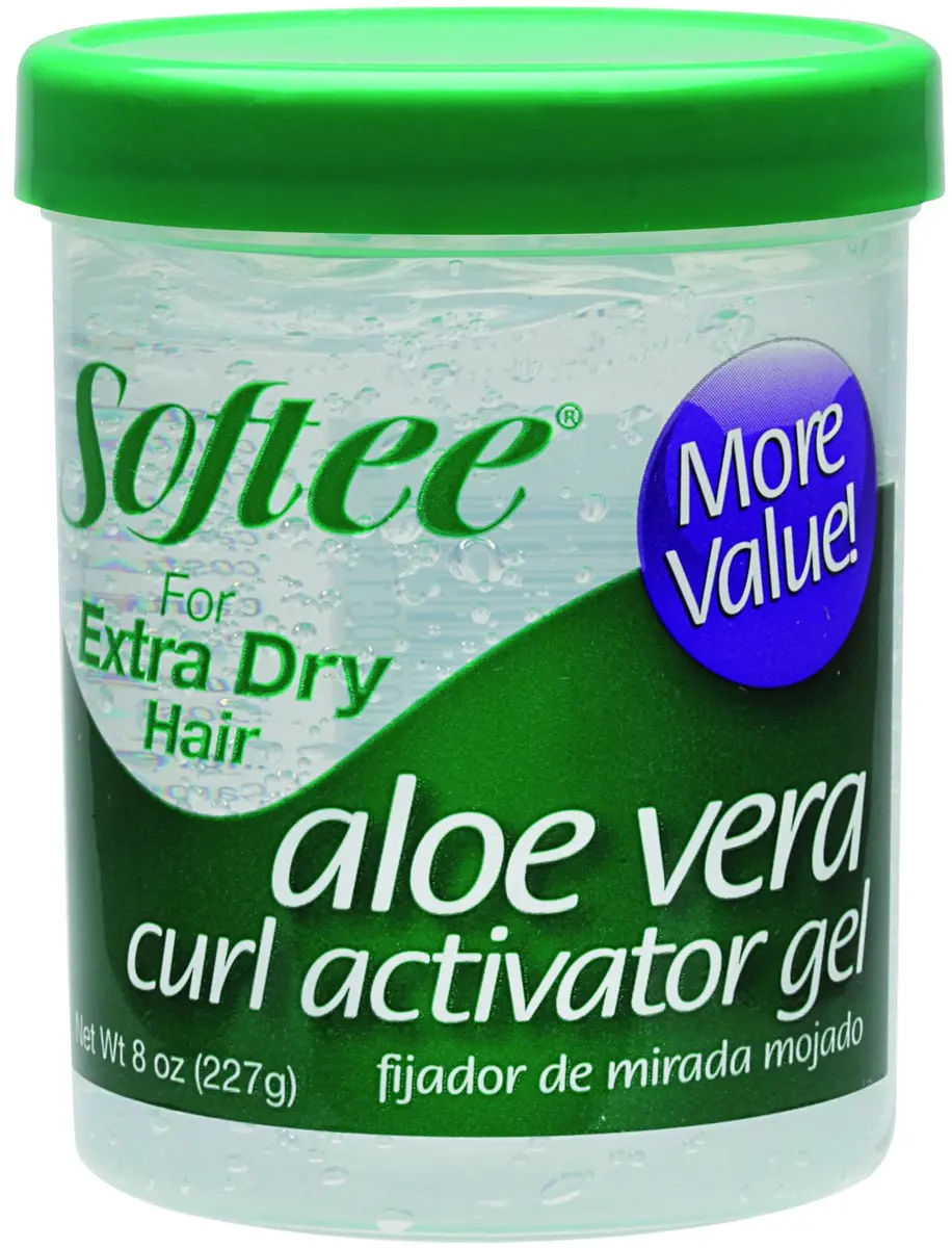 Softee Curl Activator Gel, Extra Dry, 8 Oz | Hydrates & Defines Curly Hair - main product image
