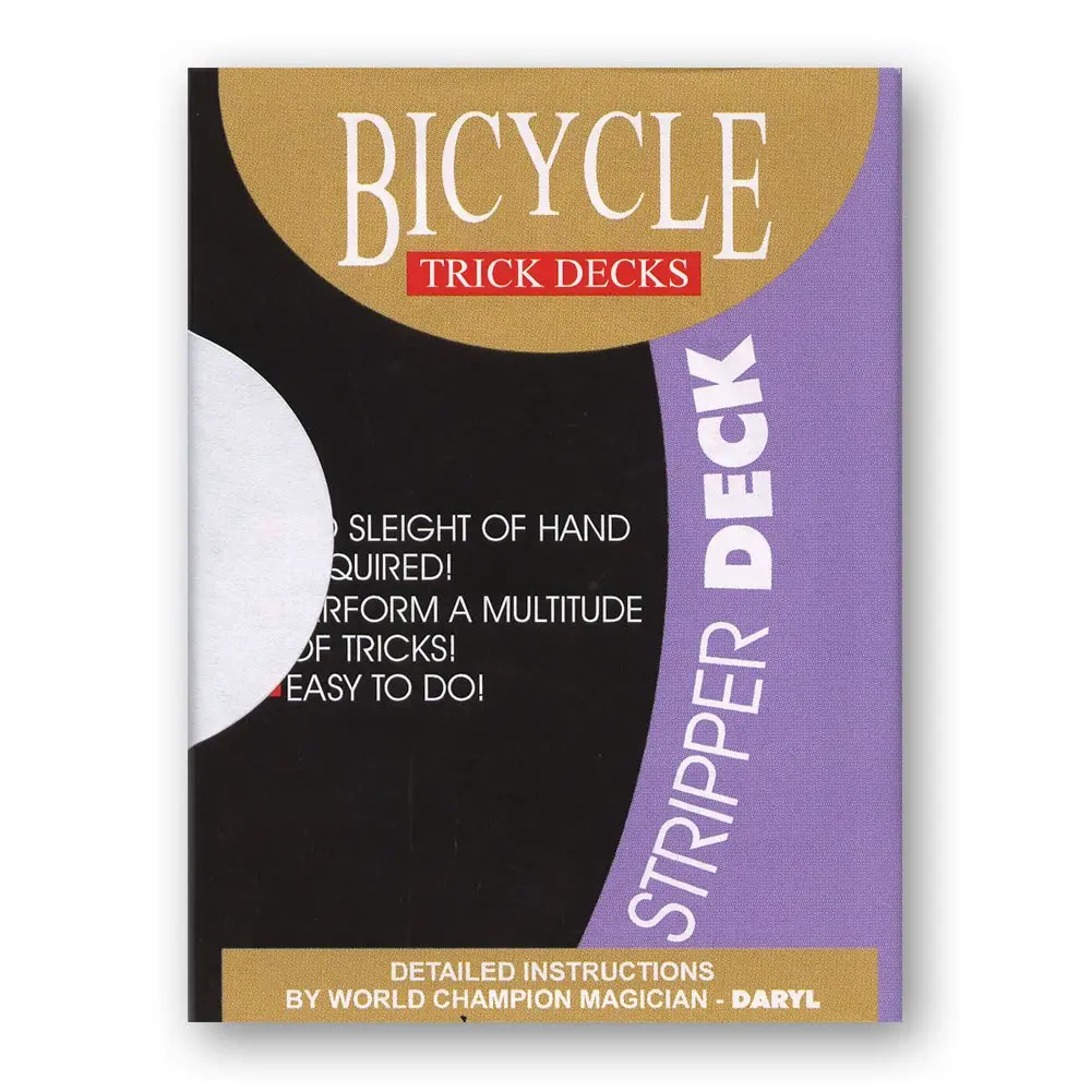 Murphy's Magic Stripper Deck Bicycle (Blue) | Easy Magic Trick for All Ages - main product image