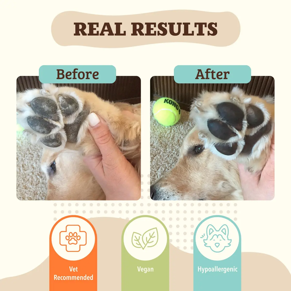 Natural Dog Company PawTection Dog Paw Wax – 2 oz Stick | Lick Safe, All-Natural Paw Protector for Hot Pavement & Rough Terrain - view 2