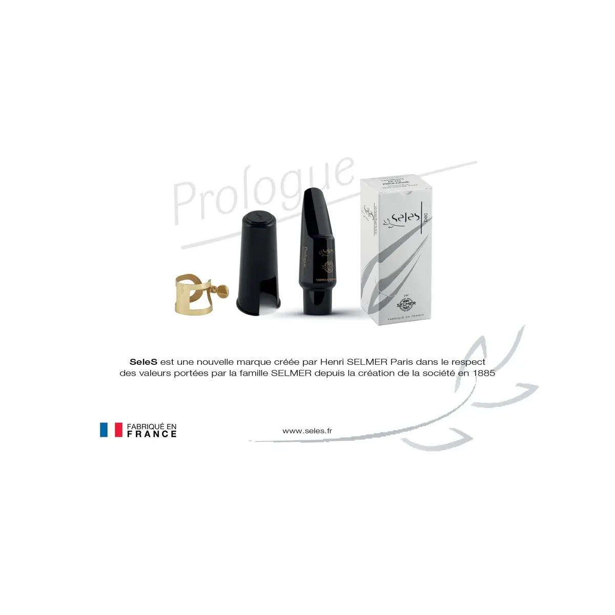 Selmer Paris Prologue Alto Saxophone Mouthpiece 1.55mm Tip Opening | Square Chamber Model - view 3