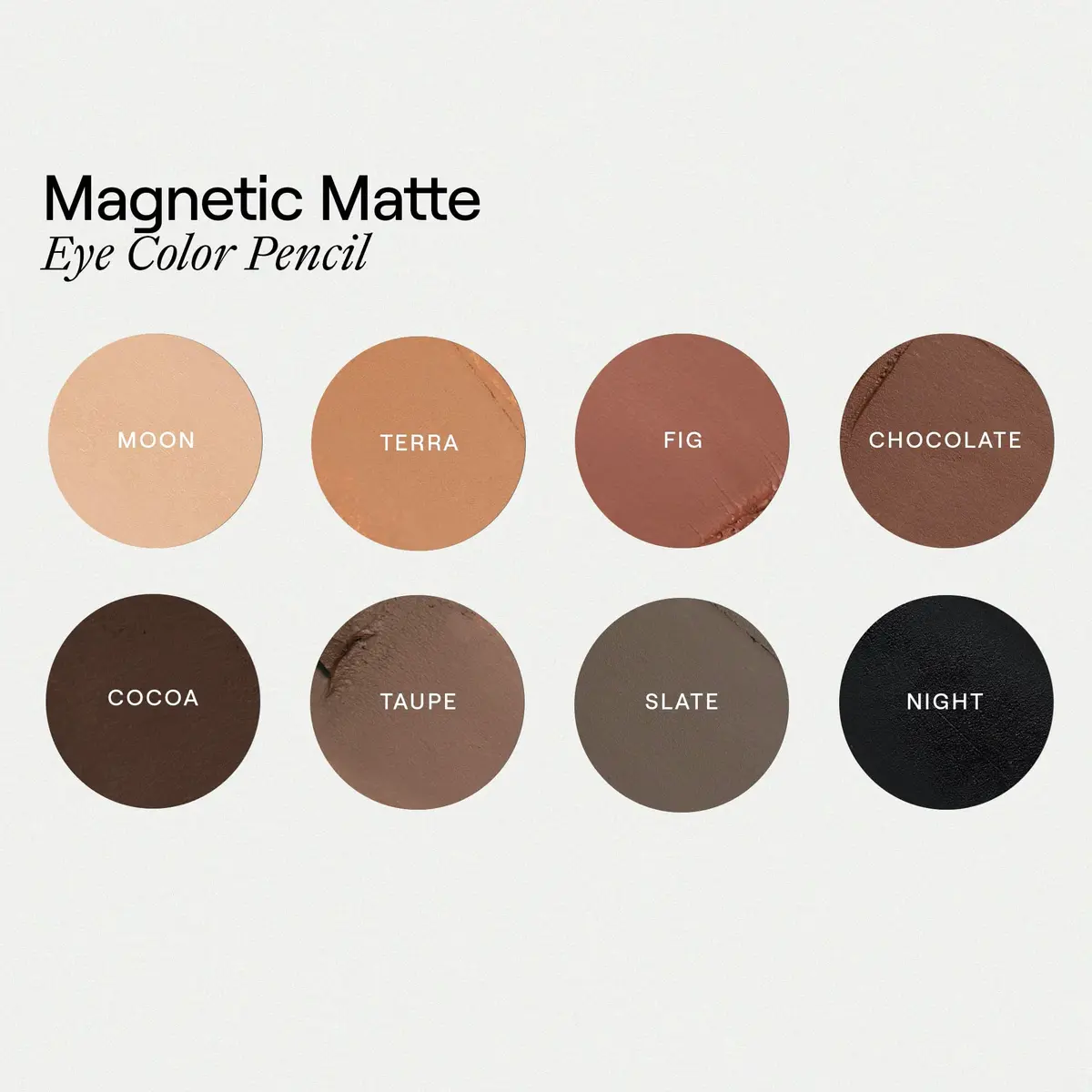 Nudestix Magnetic Matte Eye Color 3-in-1 | Waterproof, Long-Wear, Vegan & Cruelty-Free | Shade: Night - view 5
