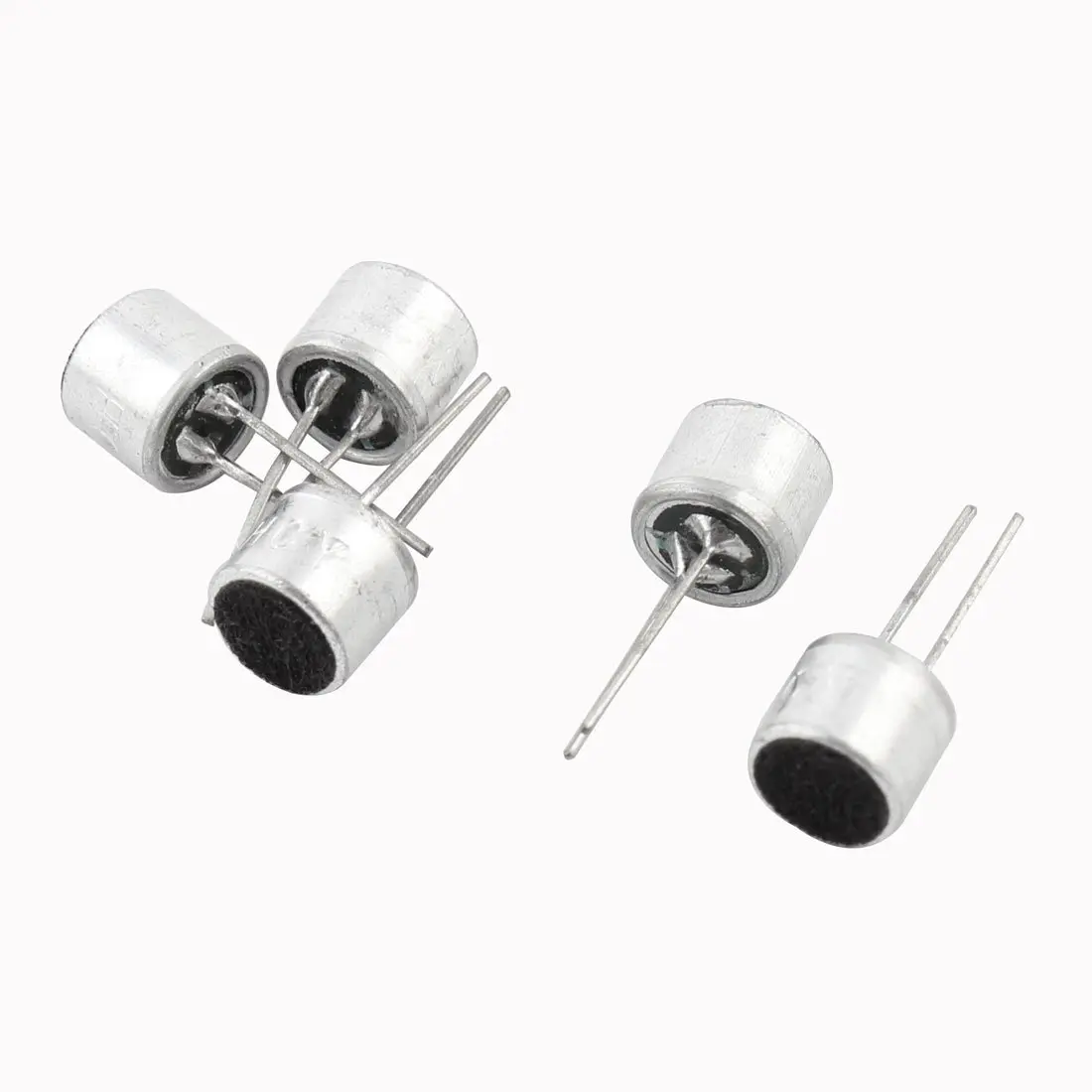 uxcell Electret Microphone Inserts 6050 | Multipurpose Condenser Microphone for Electronics (6 x 5mm, 5 pcs) - main product image