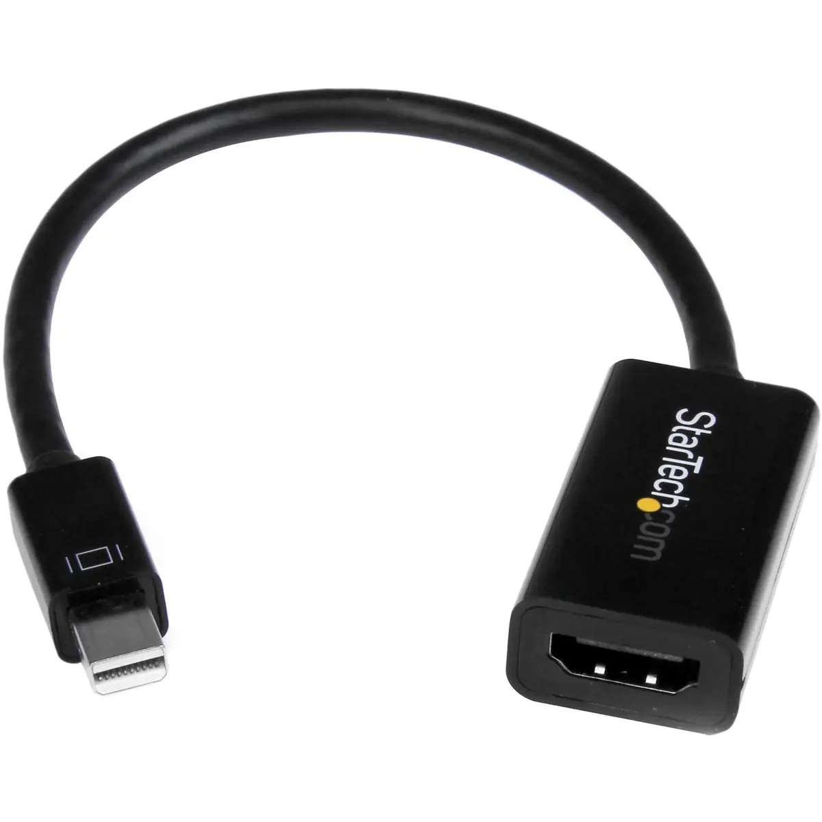 StarTech.com Active Mini DisplayPort to HDMI Adapter 15cm Cable | 4K 30Hz, 1080p, DPCP - main product image