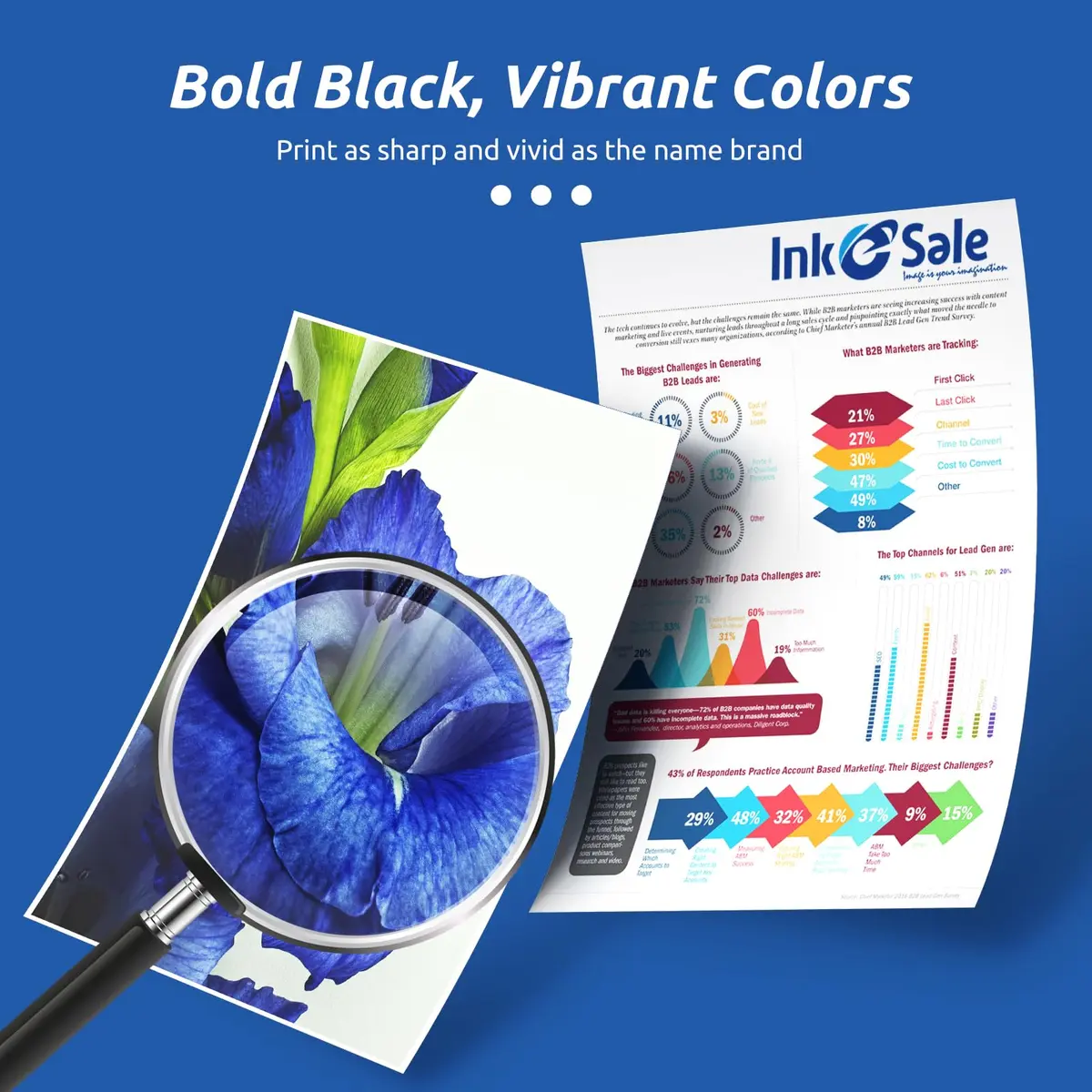 INK E-SALE 125A Remanufactured Toner Cartridge Replacement for HP CB540A 4-Pack | High Page Yield & Compatibility - view 4