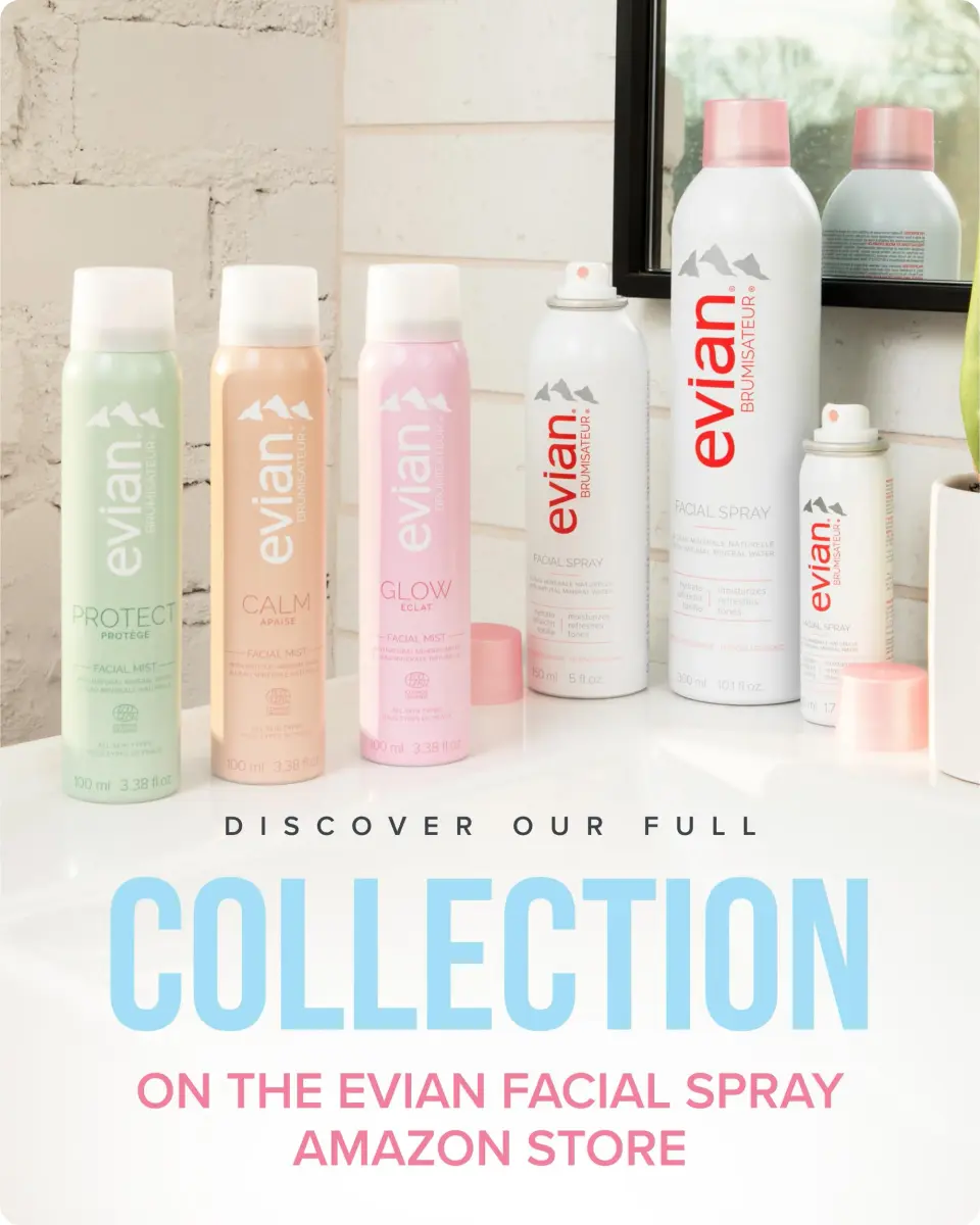 Evian Facial Spray 50ml (1.7 Fl Oz) 6-Pack | Hydrating Mineral Mist for Face & Skin - view 7