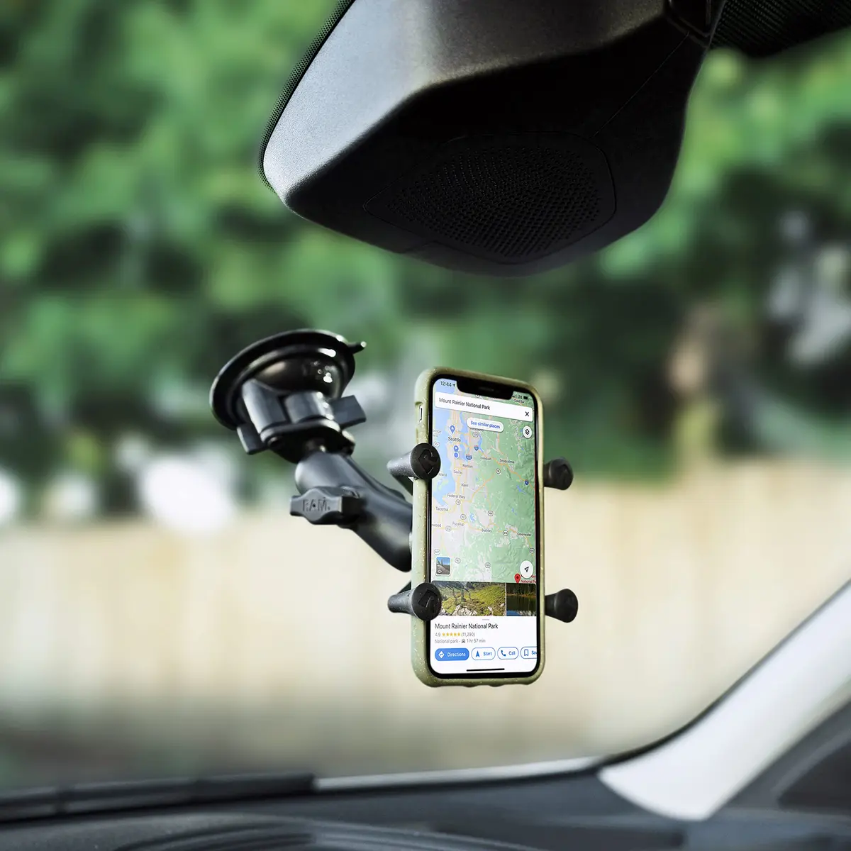 RAM MOUNTS X-Grip Windshield Phone Mount with Twist-Lock Suction Cup Base | Universal Smartphone Holder for Vehicles - view 3