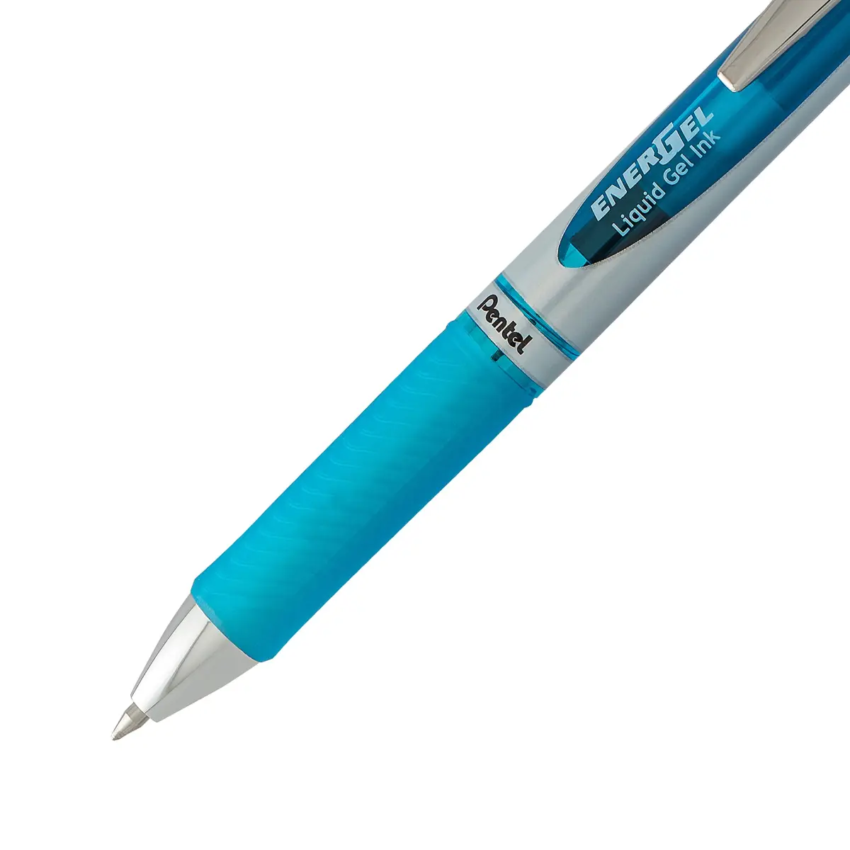 Pentel EnerGel Deluxe RTX Retractable Gel Pen, Medium Line, Sky Blue Ink, 2-Pack | Smooth Ink Flow Writing Instrument - view 4