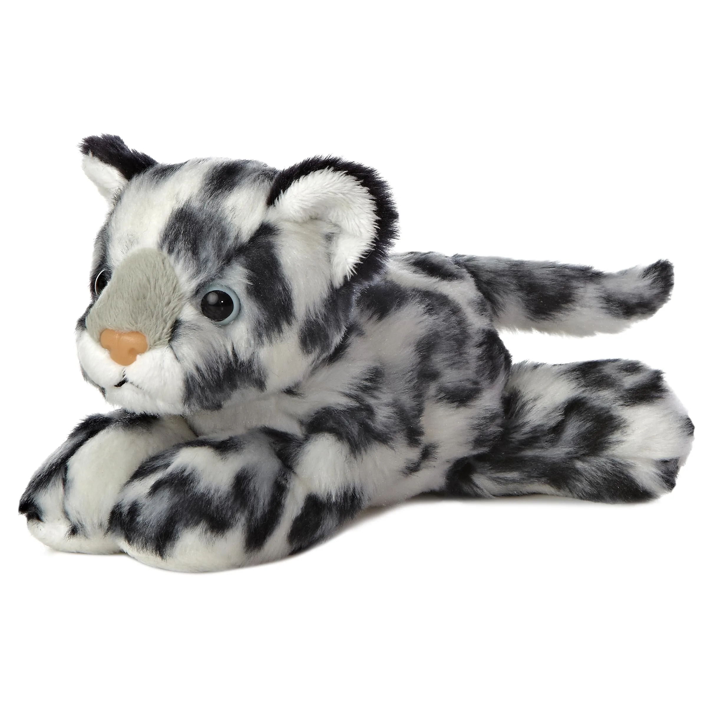 Aurora Adorable Mini Flopsie Snow Leopard Stuffed Animal 20.3cm (8 Inches) | Soft & Majestic Toy - main product image