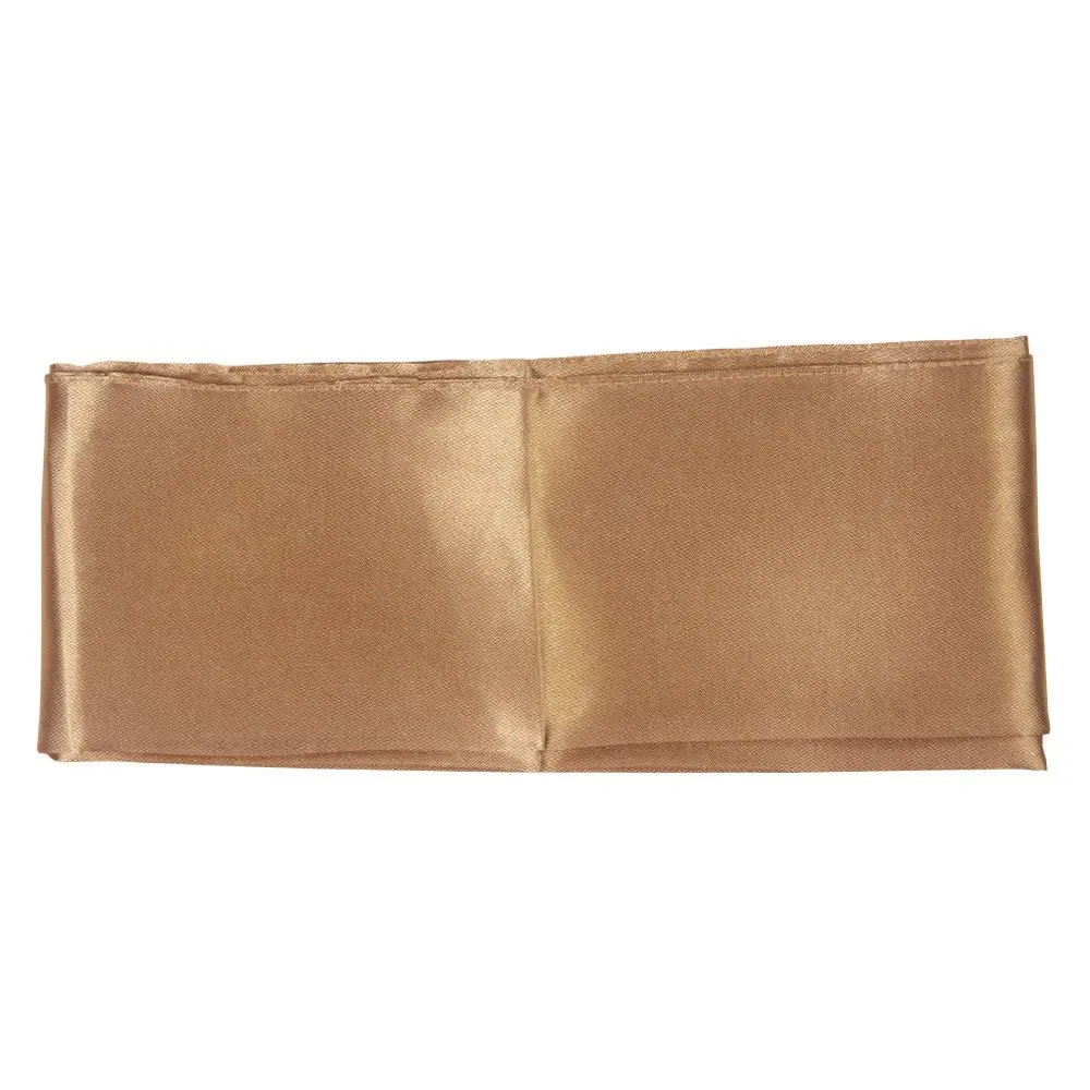Tiger Claw Kung Fu Sash Light Brown | High-Quality Nylon Satin, 4" Wide, 120" Long - main product image
