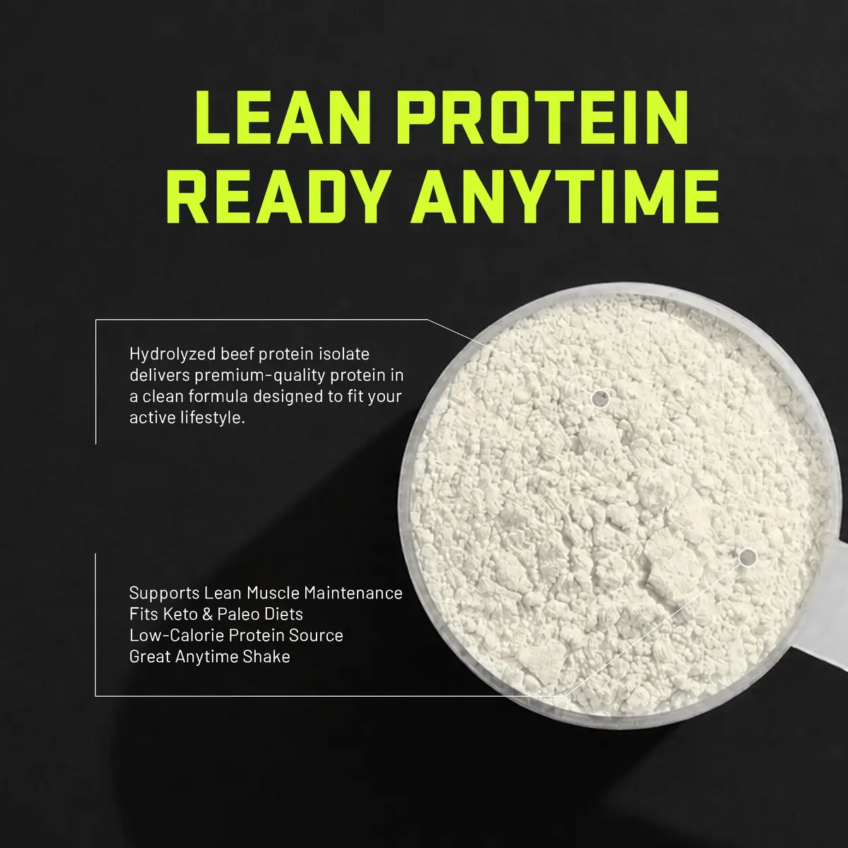 Ultimate Nutrition CarneBOLIC Beef Protein Isolate, Lemonade, 4 lb | Hydrolyzed, Dairy-Free, Keto & Paleo Friendly - view 6