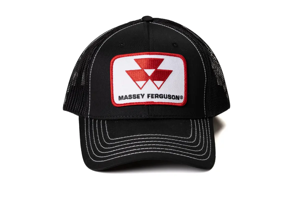 J&D Productions Massey Ferguson Tractor Logo Baseball Cap | Adjustable Mesh Back Hat - view 2