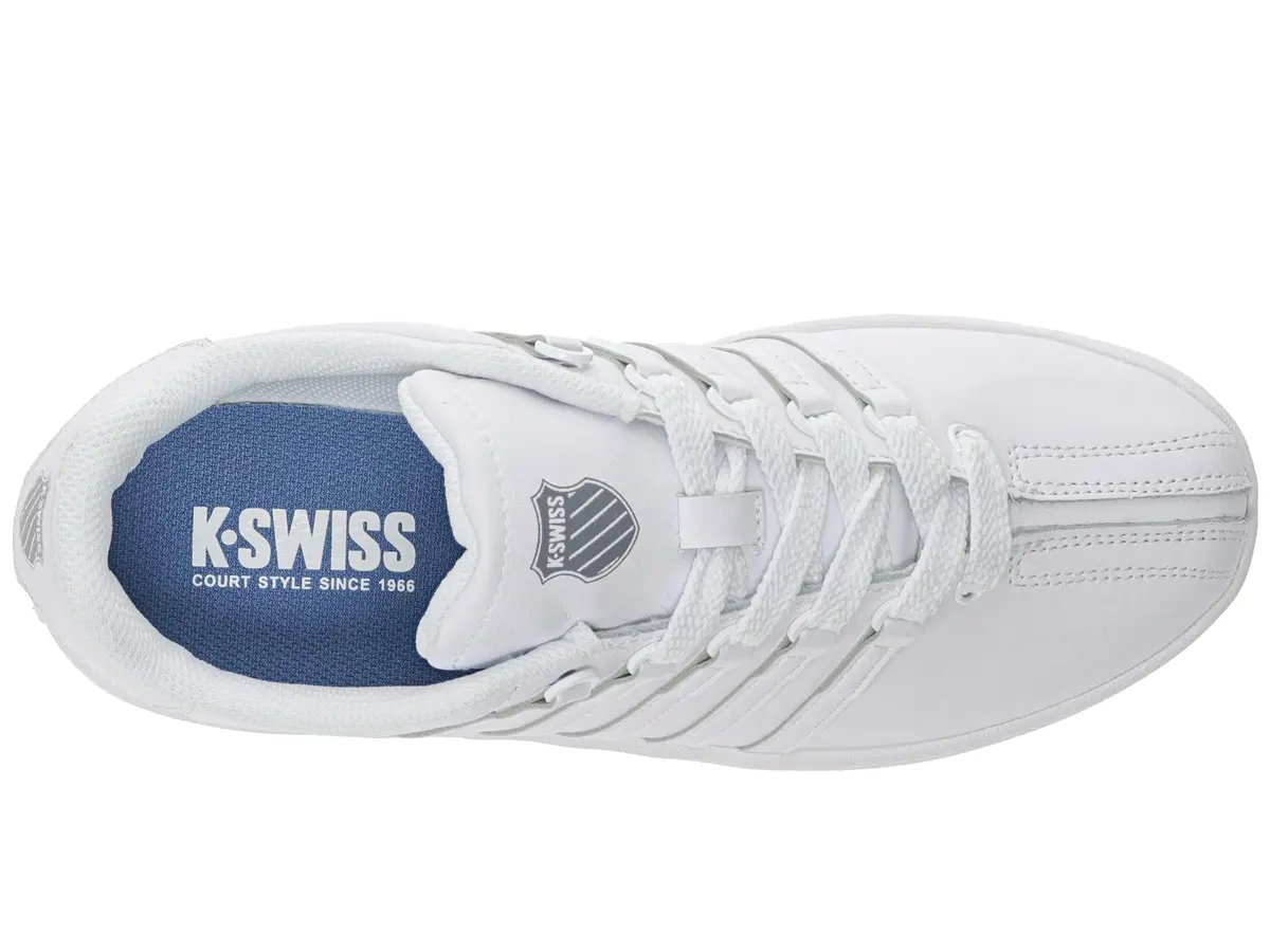 K-Swiss Kid's Classic VN Sneaker, White/White, 1 M Little Kid | Heritage Style with All-Day Support - view 8