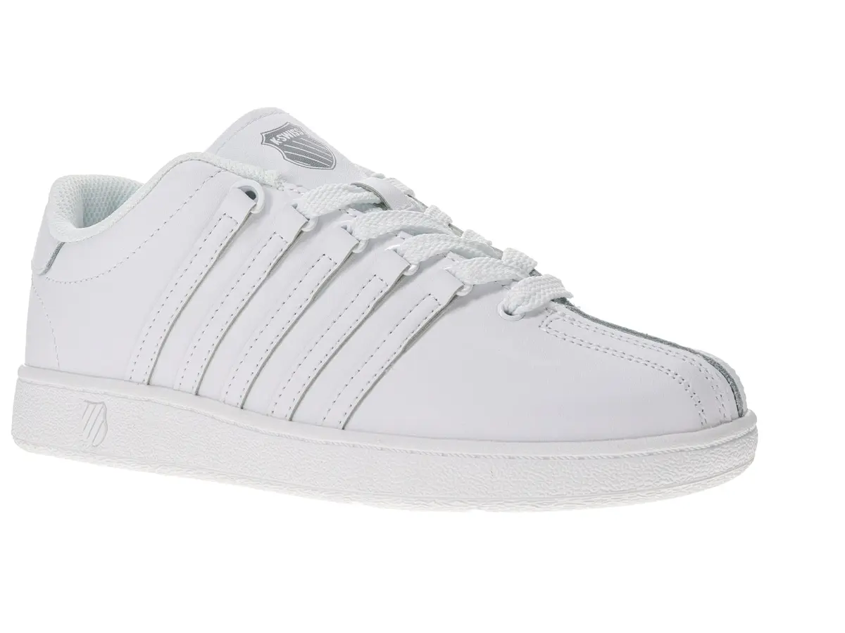 K-Swiss Kid's Classic VN Sneaker, White/White, 1 M Little Kid | Heritage Style with All-Day Support - view 3