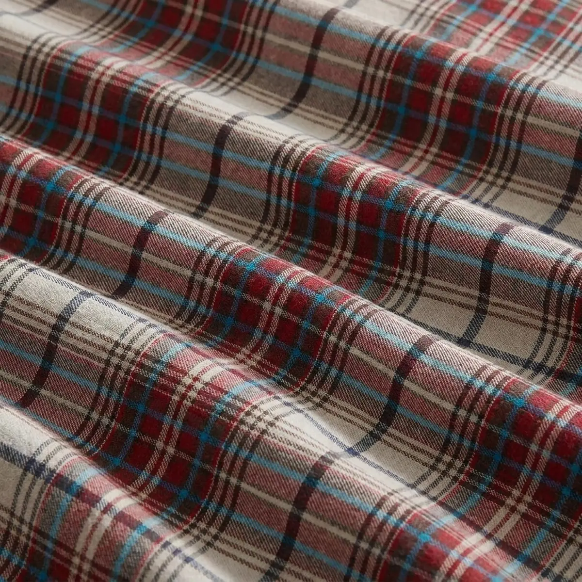 Eddie Bauer Twin Sheet Set with Fitted Sheet & Pillowcase | 100% Cotton Flannel for Cozy Comfort - view 5