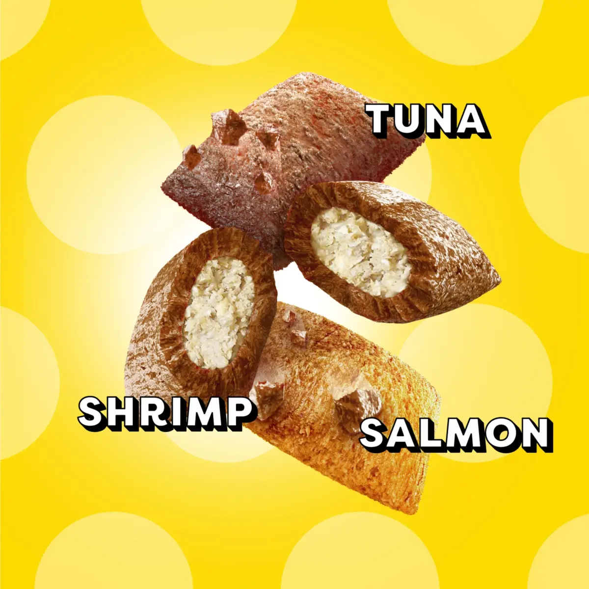 Temptations MixUps Surfer's Delight Crunchy Cat Treats - Tuna, Shrimp & Salmon Flavors, 16 oz Bag - view 3