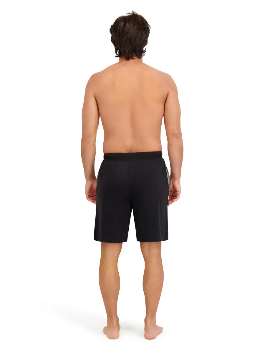Hanes Jersey Lounge Shorts 5X Big | Drawstring Waistband, Active Grey Heather/Black - view 10