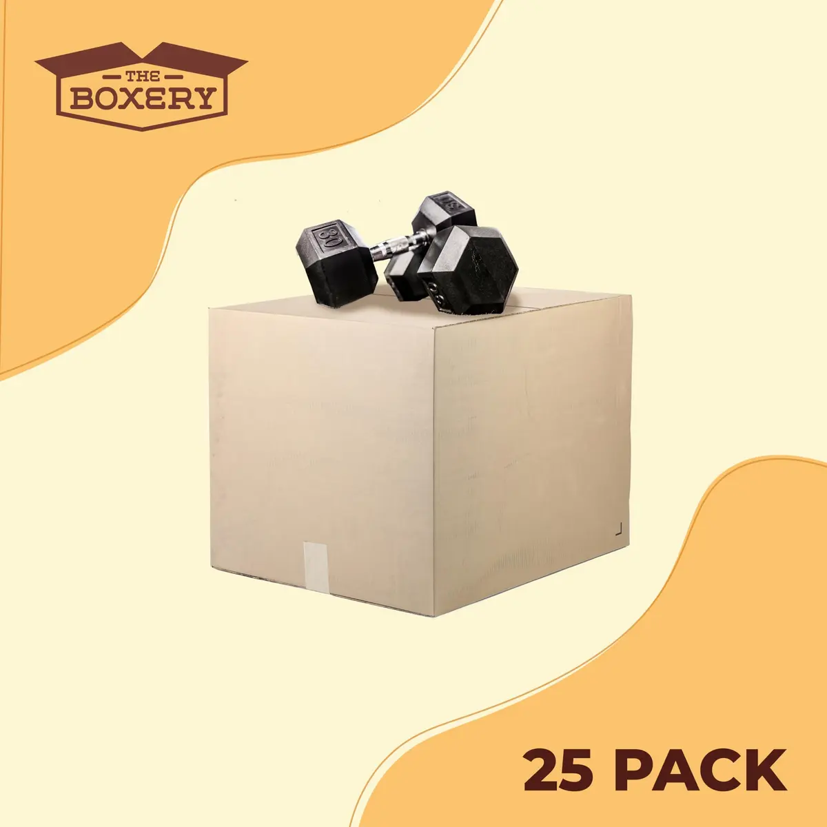 The Boxery Heavy Duty 16 x 12 x 10" Cardboard Boxes 25 Pack | Strong, Recyclable Shipping & Storage - view 4